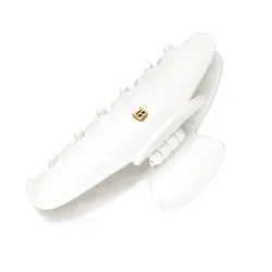 Cellulose Acetate Pince à Cheveux Large White Pinza cabello Cellulose Acetate Pince à Cheveux Large Blanco