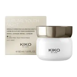 Crema De Noche Antiarrugas Y Nutritiva Con Retinol Sublime Youth Night Kiko Milano