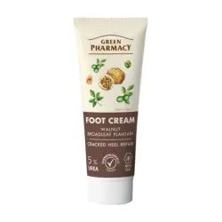 Green Pharmacy - Crema para pies reparadora - Aceite de nuez y extracto de abeto