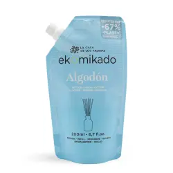 La Casa de los Aromas - Ambientador mikado recarga 200 ml - Algodón