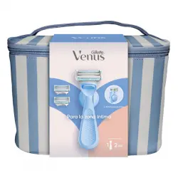 Neceser Venus Maquinilla y Recambios Zona íntima + Soporte