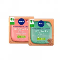 Nivea Naturally Clean Exfoliante Duplo, 75 gr