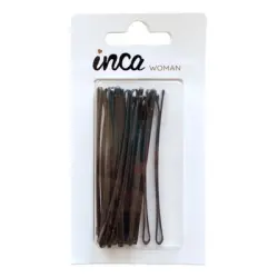 Pack 20 horquillas curvas, grandes y negras