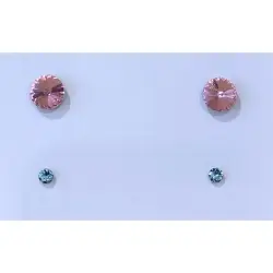 Pendientes Rivoli Aquamarina Brillante