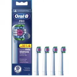 Pro 3D White Recambio cepillo de dientes eléctrico