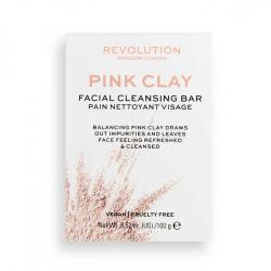 Revolution Skincare - Jabón facial sólido Pink Clay