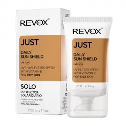 Revox - *Just* - Protector solar diario SPF50+ con vitamina E para piel grasa