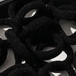 Soho - Anni Gomas Para El Pelo Gomas para cabello 100 pieces Negro female