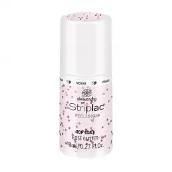 Alessandro - Striplac Top coat 8 ml 48407 - Rosé Glitter