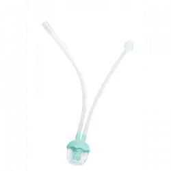 Aspirador nasal para bebe verde