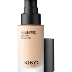 Base De Maquillaje Mate Y Fluida Con Una Duración De Hasta 24 Horas Unlimited 24H Matte Foundation Kiko Milano 2 NG Neutral Gold