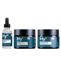 Kit de crema hidratante de día, sérum de ojos y mascarilla con ácido hialurónico 700 135 ml