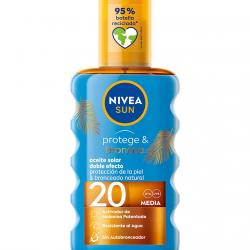 NIVEA - Aceite Solar En Spray Activador Del Bronceado Protege & Broncea SPF 20 Sun