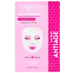 Perderma - Ginseng Rojo Coreano Mascarillas con Carbón Activo 1 pieces female
