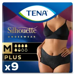 Tena - Silhouette Plus Noir Talla M Compresas y salva slips 1 pieces female