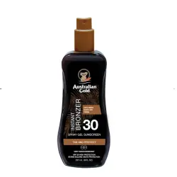Australian Gold - SPF 30 Spray Gel with Bronzer Protección solar 237 ml unisex