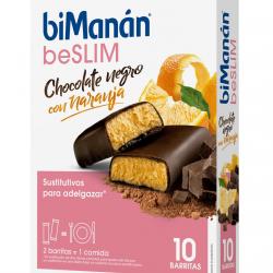 BiManán® - Barritas Chocolate Y Naranja Sustitutive Bimanán