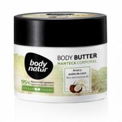 Body Natur Body Natur Manteca Corporal Arroz y Aceite de Coco, 200 ml