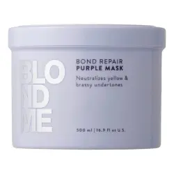 Bond Repair Purple Mask 500 ml - Schwarzkopf - Tratamiento morado y fortalecedor para cabello rubio y aclarado.