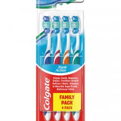 Colgate - Pack Family Cepillo De Dientes Triple Action Medio