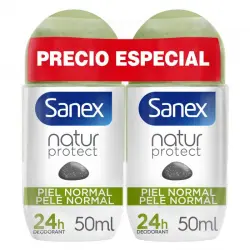 Desodorante Roll-On Natur Protect Piel Normal 24h con Piedra de Alumbre 100 ml