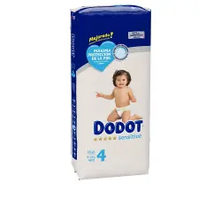 Dodot Sensitive T4 pañales 9-14 kg 48 u