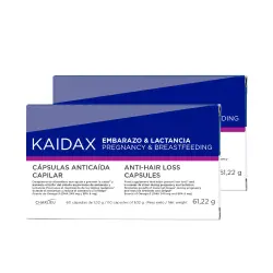 Kaidax cápsulas embarazo & lactancia pack 2 x 60 cápsulas