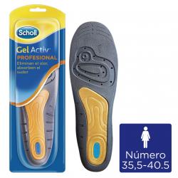 Scholl - Plantilla Gel Activ Profesional Mujer Talla 35.5 - 40.5