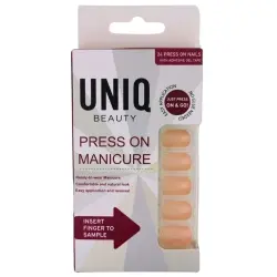 UNIQ - Haga Clic/presione En Las Uñas De Manicura Uñas postizas y diseños de uñas 24 pieces Desnudo
