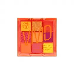 W7 - Paleta de pigmentos prensados Vivid - Outrageous Orange