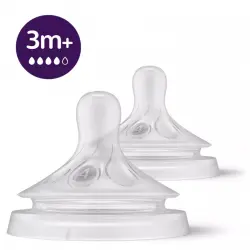 Avent Natural Response Tetina Flujo Rápido 3M+