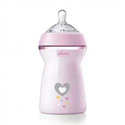 Chicco Chicco Biberón Naturalfeeling Flujo Rápido Rosa, 330 ml