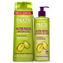 Fructis Nutri Rizos Champú y Crema de Peinado