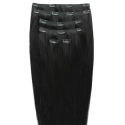 Gold24 - Extensiones Con Clip Gold24 #4 Marrón - 60 Cm Extensiones de cabello 1 pieces Negro unisex