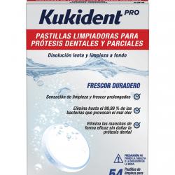 Kukident - Limpiador De Prótesis Dentales Frescor Duradero Pro
