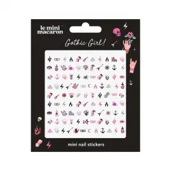 Le Mini Macaron - Mini Nail Stickers - Gothic Girl Uñas postizas y diseños de uñas 7 g