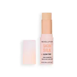 Makeup Revolution - Base de maquillaje en stick Skin Silk Glow Tint Sheer Foundation - Fair