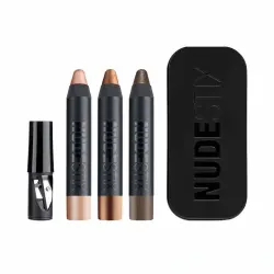 Mini Nude Metallic EyeS Kit 1 Pieza - Travel Size