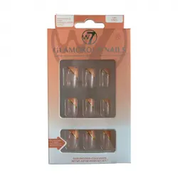 W7 - Uñas postizas Glamorous Nails - Tan Lines