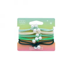 Set 5 Gomas de Pelo Pearls