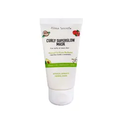 Alma Secret - Mascarilla capilar Curly Superglow para cabellos rizados - Mini talla: 50 ml