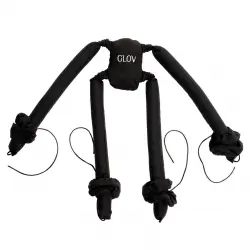 GLOV - Set para rizar el pelo sin calor Cool Curl Spider - Black