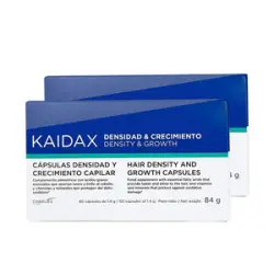 KAIDAX cápsulas densidad & crecimiento pack Tratamiento anticaída - Vitaminas y ampollas