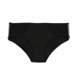 Kiwitas Classic Plumeti braguitas menstruales negro #S