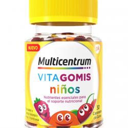 Multicentrum - 30 Gummies Vitagomis Niños Multivitamínico