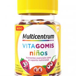 Multicentrum - 30 Gummies Vitagomis Niños Multivitamínico