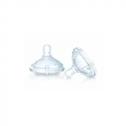 Nuby Tetina Confort Flujo Medio Boca Ancha +3m