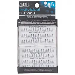 Ardell - Pack de pestañas postizas Individuales Duralash - Knot-free Naturals: Long Black