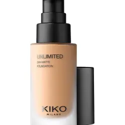 Base De Maquillaje Mate Y Fluida Con Una Duración De Hasta 24 Horas Unlimited 24H Matte Foundation Kiko Milano 6 NR Neutral Rose