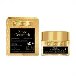 Bielenda - *Golden Ceramides* - Crema facial antiarrugas lifting y regeneradora día y noche - Mayores de 50 años